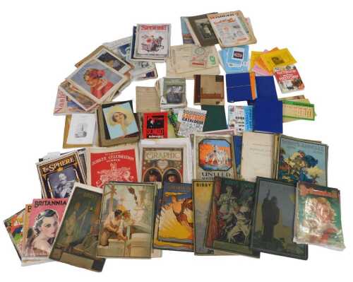Various mixed ephemera, to include Observer Series pocket books, in bindings, David Attenborough...