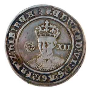 An Edward VI silver shilling, 6g.