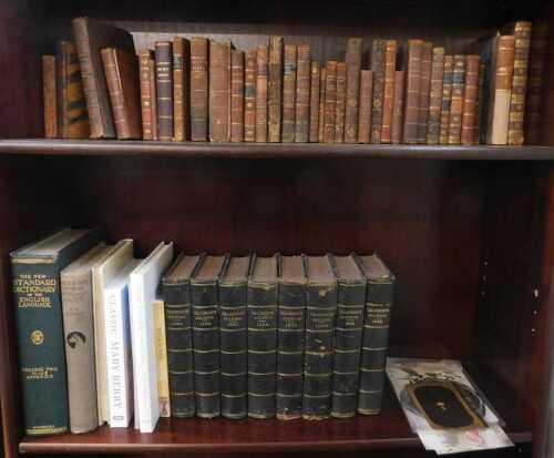 Antiquarian leather bindings, to include Fables by the Late Mr Gay, second edition, Chalmers...