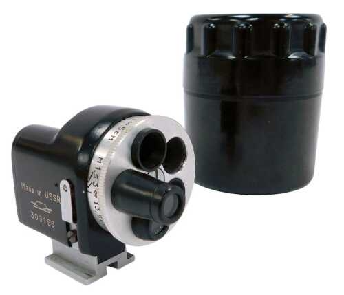 A Soviet Era turret viewfinder, No. 309196, cased.