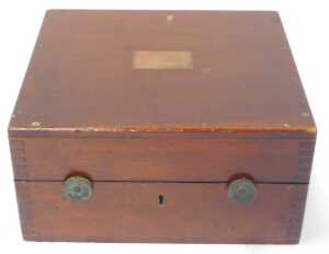 A J Lilley and Son N Shields sextant, number 18191, in a mahogany case. - 6