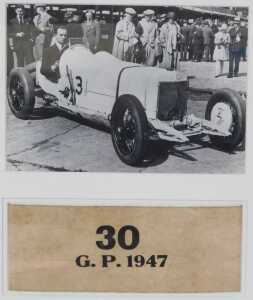 A 1947 Swiss Grand Prix Pit Attendant armband, 8th June, former property of Ken Richardson,...