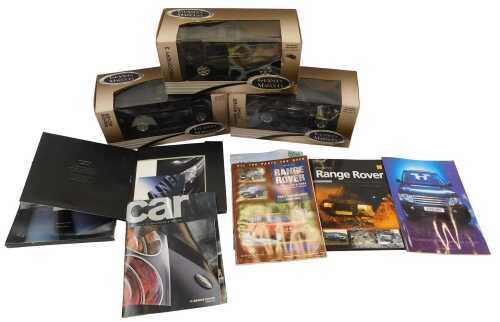 Ertl Collectables Grandest Marques 1:18 scale diecast, including a Range Rover Sport, a...
