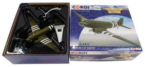 A Corgi The Aviation Archive 1:72 scale AA38208 Douglas C47 Dakota, ZA947, Kwicherbichen, The...