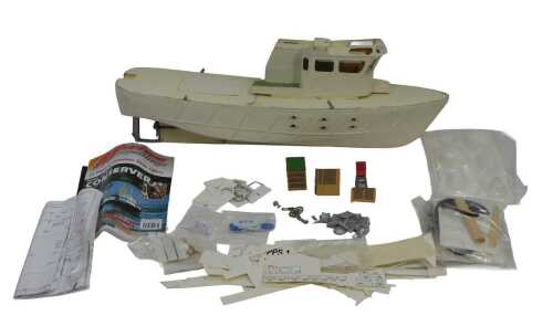 A Model Slipway single screw hydrographic survey and buoy serving vessel Conserver 1:24 model...