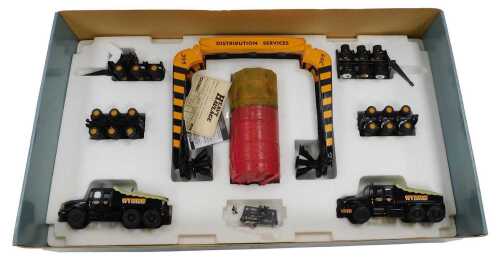 Two Corgi Heavy Haulage 18003 Wynns (GEC) Scammell Contractors, Nicholas girder trailer, Bogies...