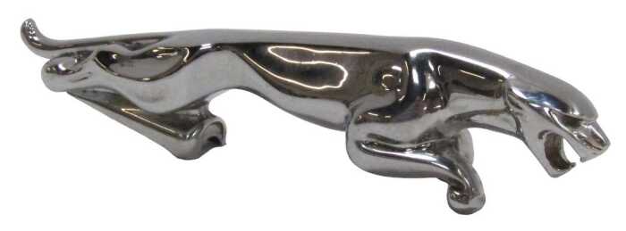 A Jaguar chrome mascot, number 7/10091/1 WBB