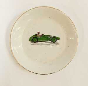 A gentleman's racers' dressing table set, including a clothes brush (boxed), with BRM transfer... - 3