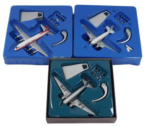 A Corgi The Aviation Archive Frontier Airlines 1:144 scale Douglas DC-3 Air France, a Corgi The...
