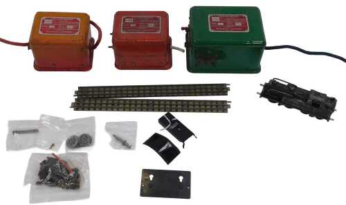 Meccano of Liverpool model railway transformers, including type 6AS, type T20M/S, and SPEC/L, an...