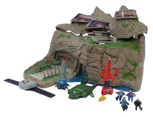 A Vivid Toys Thunderbirds Are Go interactive Tracy Island, boxed.