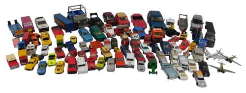 Various diecast, playworn, including Burago Range Rover, a Franklin Mint Precision Models 1961...