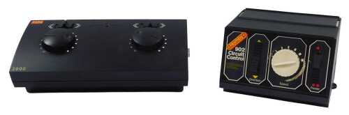 Hornby Railways controllers, including a HM2000 controller, a 902 circuit controller, a 900...