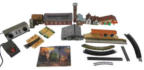 OO/HO gauge track and accessories, including a Hammant and Morgan duet controller, Hornby Dublo...