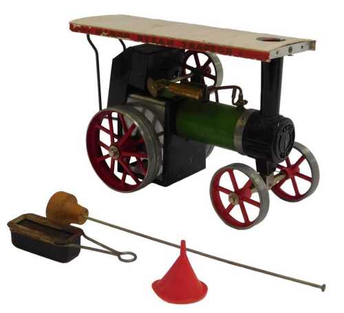 A Mamod TE1 traction engine, boxed.
