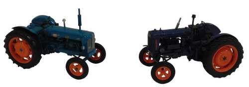 A Universal Hobbies Fordson Power Major 1:16 scale tractor, and a Universal Hobbies Fordson...