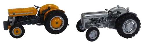 A Universal Hobbies Massey Ferguson TE20 The Little Grey 1:16 scale tractor, and a Universal...