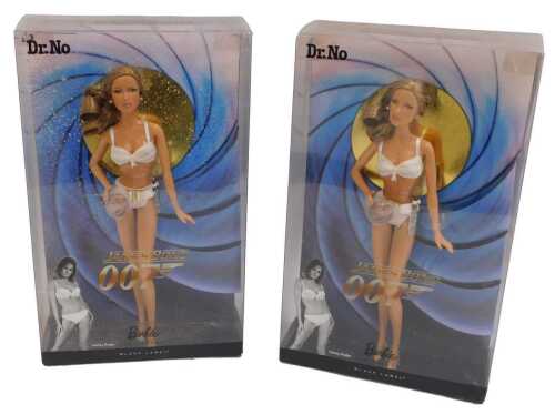 A Barbie Collector Black Label James Bond 007 Dr No Honey Rider, boxed. (2)