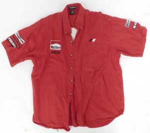 A Marlboro BRM red shirt (XL), together with a t-shirt depicting Graham Hill driving the BRM... - 7