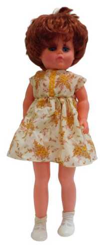 The Singing Doll Company Pam 24" singing doll, complete with records, instructions, and leaflets,...