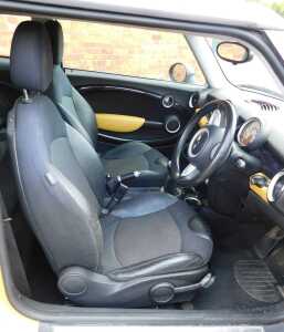 A Mini Cooper D three-door hatchback, Registration YF07 XXY, yellow, diesel, 1998cc, manual,... - 8