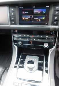 A Jaguar XF 2.0l R Sport four-door saloon, Registration BJ68 7KG, 8592 recorded miles, black,... - 10