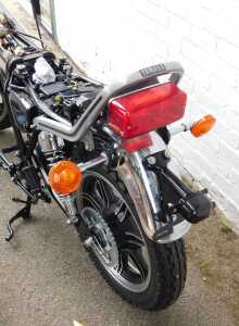 A Yamaha XS-250 motorcycle, registration YGV 463Y, 248cc, blue, first registered August 1982,... - 8