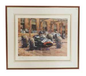 Juan Carlos Ferrigno. Double Victory at Monaco, a commemorative limited edition print of Graham...