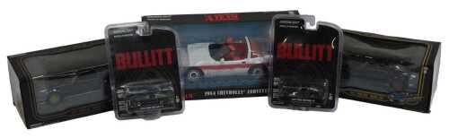 Green Light Collectables of Hollywood diecast, including Bullet 1968 1:64 scale 1968 Ford...