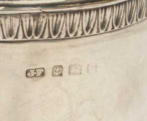 Raymond Mays interest. A George V silver trophy vase, of inverted bell shape, with a reeded... - 3