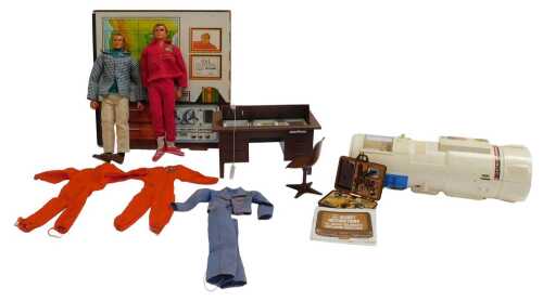 Denys Fisher The Six Million Dollar Man action figures and accessories, including The Bionic...