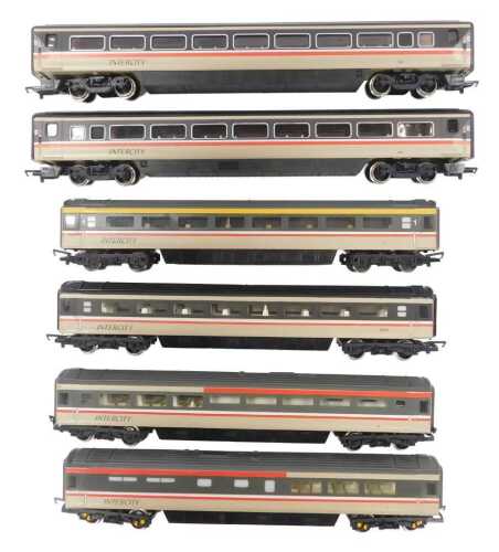Hornby OO gauge Intercity coaches, including coach No. 40, 42095, 12408, etc. (6)