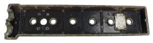 A BRM engine rocker cover, painted black, used, 2ft 2" x 1ft 7". - 2