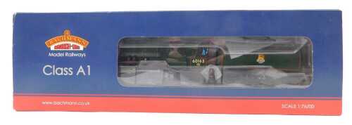 A Bachmann Branchline OO gauge Class A1 locomotive Tornado, 4-6-2, 60163, BR lined green with...