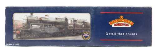 A Bachmann Branchline OO gauge Hughes Crab locomotive, 2-6-0, 42765, in BR lined black early...