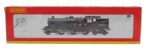 A Hornby OO gauge Class 4P locomotive, 2-6-4, 2484, LMS lined black, R2730.
