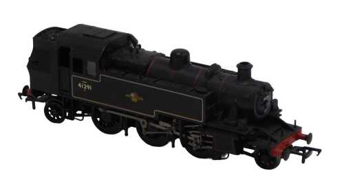 A Bachmann Branchline OO gauge Ivatt Class 2MT locomotive, 2-6-2, 41291, BR lined black late...