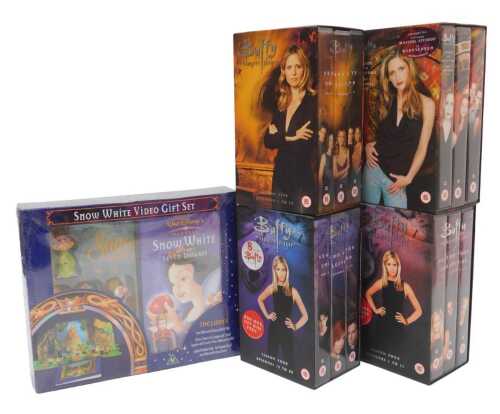 Buffy The Vampire Slayer VHS box sets, comprising Season 4 Episodes 1 to 11, Season 4 Episodes...