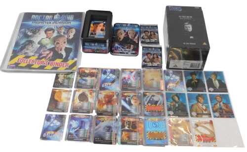 Trading cards, to include Doctor Who Battles in Time and Doctor Who Monster Invasion, in card...