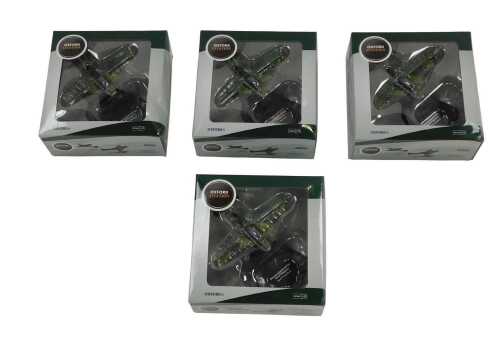 Four Oxford Aviation Frontline Fighters diecast Messerschmitt Bf108/ Nord Pingouin NJ-C11 Duxford.