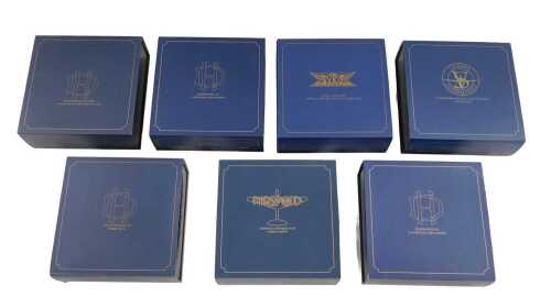Seven Oxford 1:72 scale diecast aeroplanes, to include Air Speed Oxford AS10, DH.89 Dragon...
