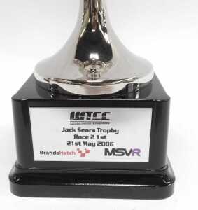 Three silver plated trophies, including Phoenix Total Butler 2000 MGCC Anglia Phoenix... - 5