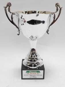 Three silver plated trophies, including Phoenix Total Butler 2000 MGCC Anglia Phoenix... - 6