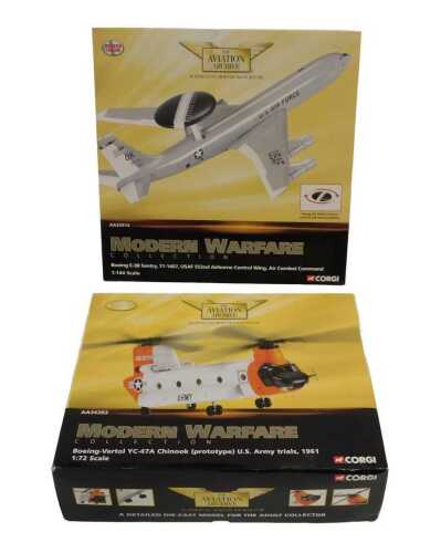 A Corgi Aviation Archive Modern Warfare Collection Boeing-Vertal YC47A Chinook, 1:72 scale, US...