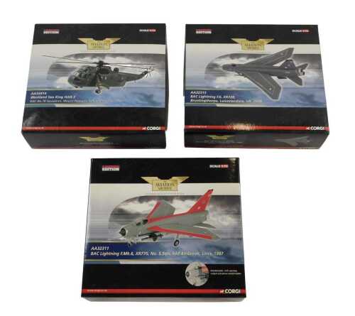 A Corgi Aviation Archive Westland Sea-King HAR.3 Falkland Islands Helicopter, 1:72 scale,...
