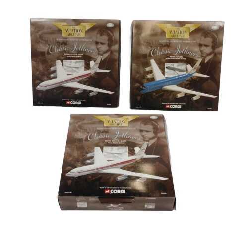 A Corgi Aviation Archive Classic Jetliners Boeing 707 Transworld Airlines, 1:144 scale, limited...
