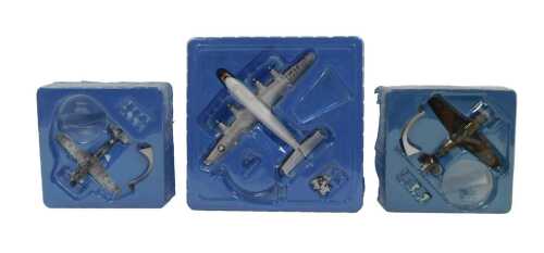 Three Corgi Aviation Archive models, to include a Messerschmitt, Spitfire, etc., unboxed.