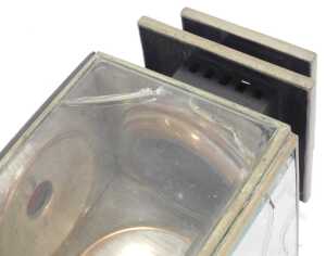 A pair of brass carriage lamps. - 6