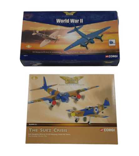 A Corgi Aviation Archive World War II Europe and Africa boxed set, 1:72 scale, limited edition,...