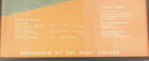 An RAC Grand Prix Silverstone 15th July 1967, original poster, illustrated with Graham Hill... - 2